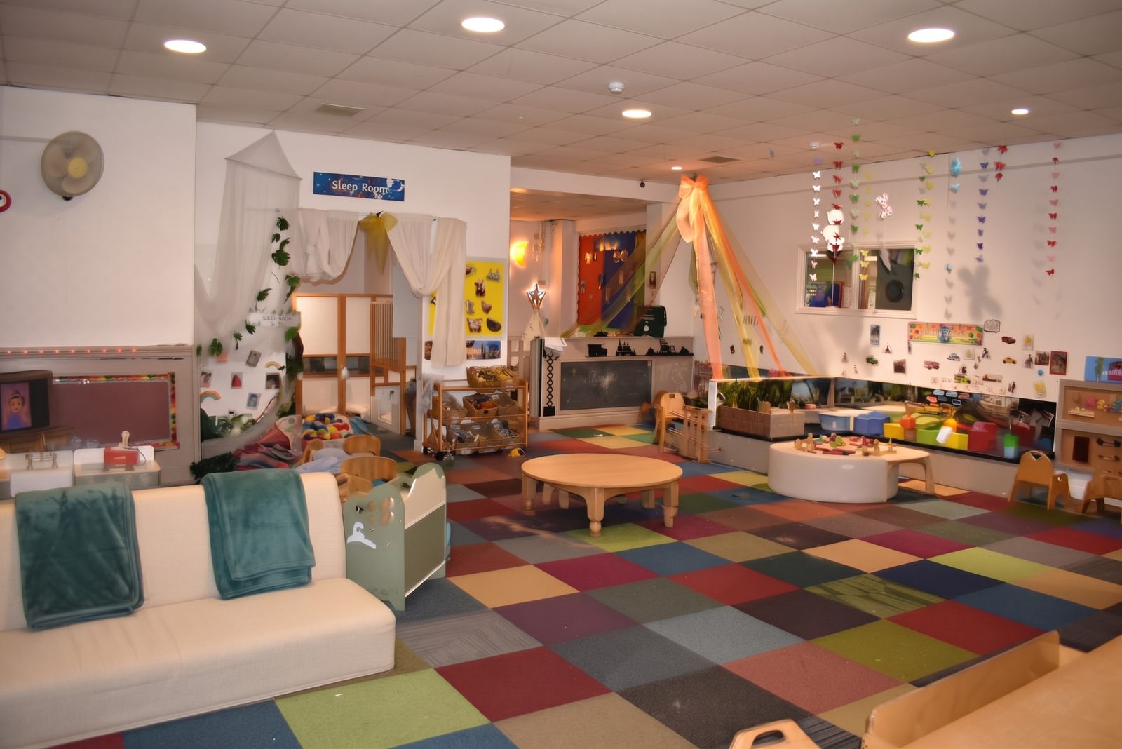 Our bright, calm babies room